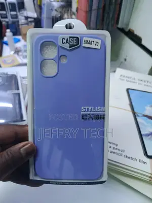 Infinix Smart 20 Silicone Case Pouch – Slim, Durable Shock-Absorbi