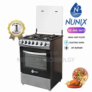 New Model Nunix Big 60×65 3+1 Freestanding Cooker