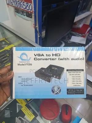 Vga to Hdmi Converter (With Audio), Model - Fy1316 (M_edge_17)