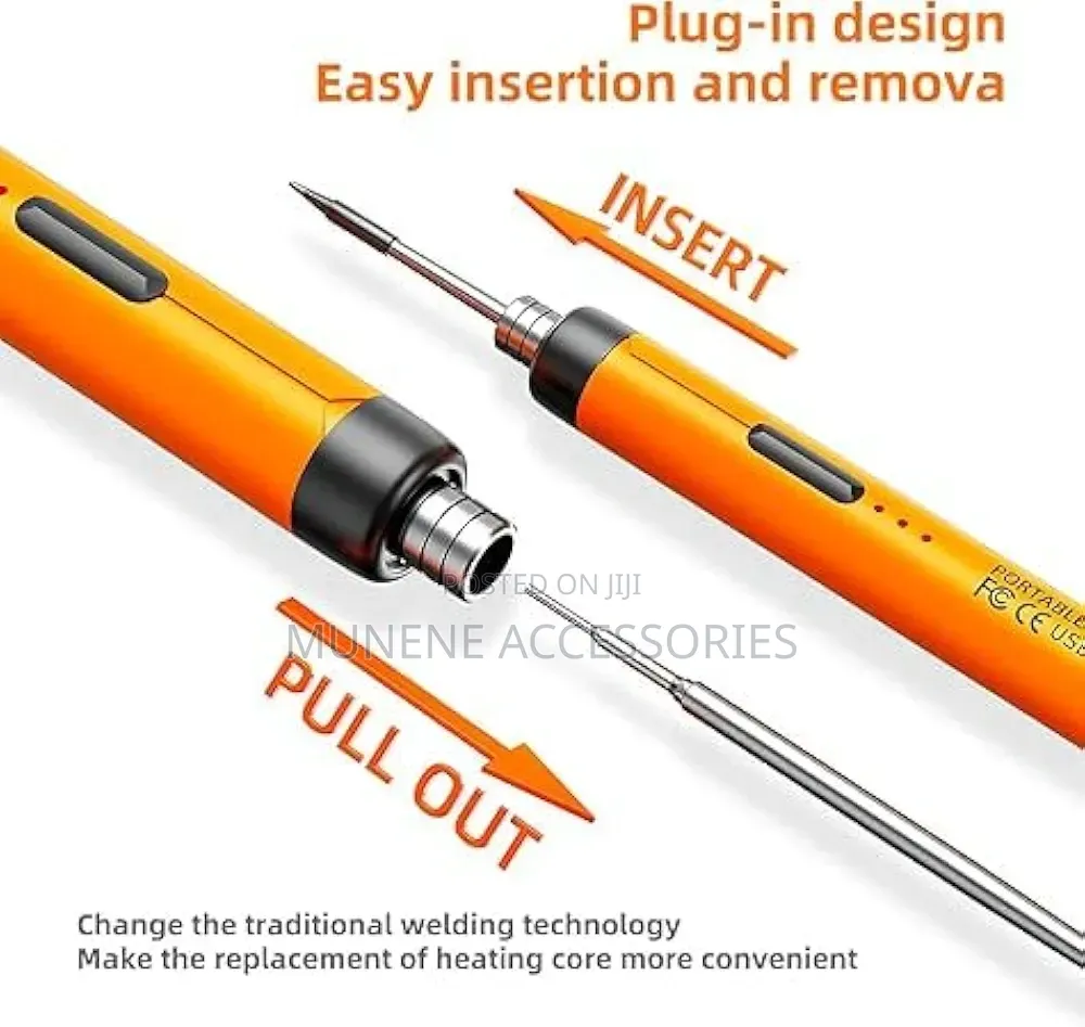 Rechargeable Electric Solder Iron Gun With 3 Heating Modes