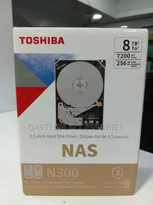 Toshiba N300 Nas 8tb 3.5 Inch 7200rpm Hard Drive