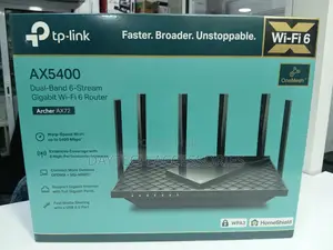 Tp-Link Archer Ax72 Ax5400 Dual-Band Wifi 6 Router / Gigabit Wifi - Bl