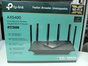 Tp-Link Archer Ax72 Pro Ax5400 Dual-Band Wi-Fi 6 Router - Black