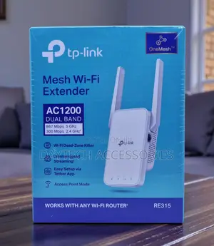 This Is a Tp-Link Re315 Ac1200 Wi-Fi Range Extender - White