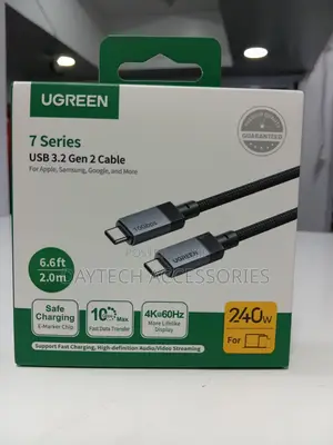 This Is a Ugreen 7 Series Usb-C to Usb-C 240w Cable (Model 5477)