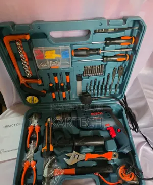 Bosch Professional Electric Hammer Drill Set With Diy Tool Kit