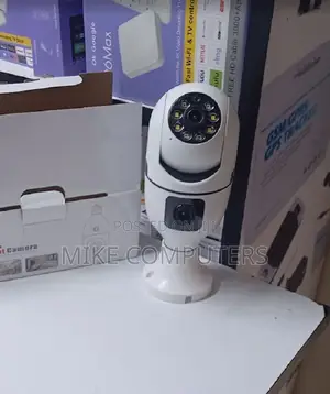 V380 Smart Dual Lens Bulb CCTV Camera With Two-Way Audio