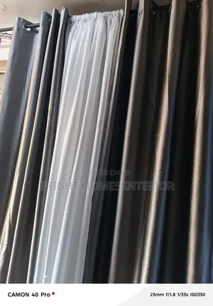 Grey Curtains Sold Per Meter Width
