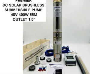 55m Premier Solar Dc Brushless Submersible Pump