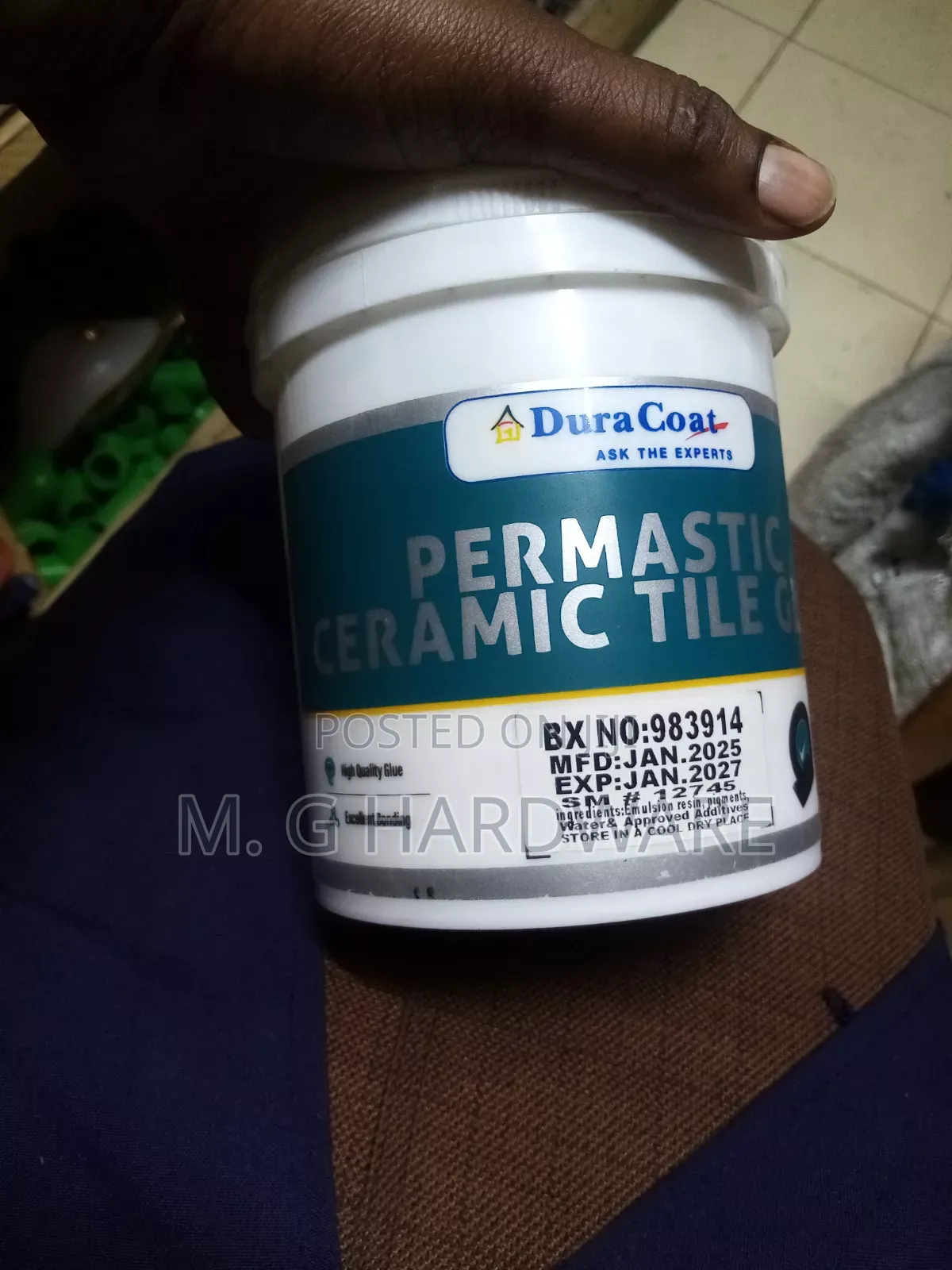 Duracoat Ceramic Tile Glue 1kg