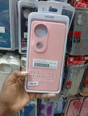 Vivo V50 5g Soft-Touch Matte Silicone Shock Absorption Cover