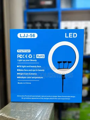 22 Inch Ring Light With Tree Phone Holders