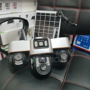 3 PTZ CCTV Triple Lens 4g Solar Powered CCTV Cameras Outdoor