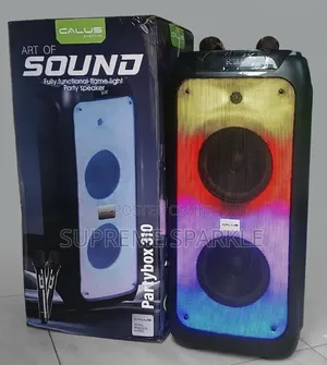 Calus Partybox 310 Wireless Party Speaker With Dual Microphones.