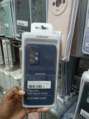 Samsung Galaxy A53 5g Dark Blue Silicone Rubber Material Case