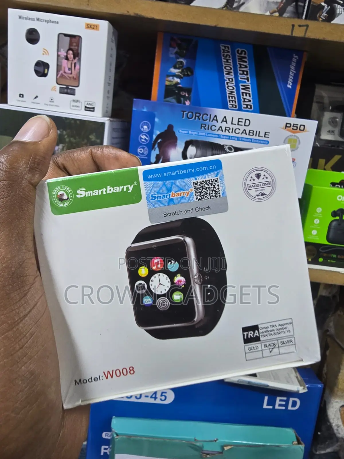 Smartberry W008 Bluetooth Smartwatch With Memory Card Slot