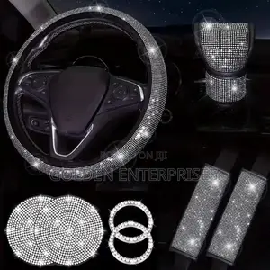 Premium Rhinestone Steering Wheel Interior Set