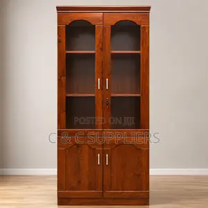 Executive Mahogany File Cabinet.