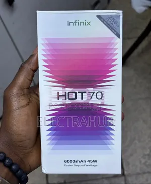New Infinix Hot 70 256 GB Black