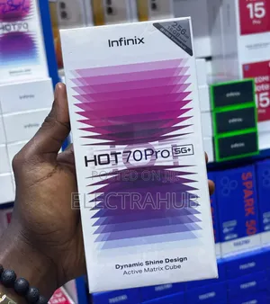 New Infinix Hot 70 Pro 5G+ 256 GB Black