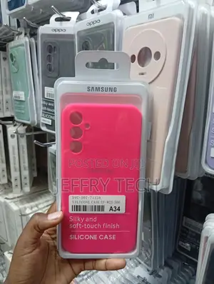 Samsung Galaxy A34 Hot Pink Samsung Silicone Case