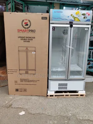 *Smartpro Upright Showcase Side by Side Fridge Svs600 450l