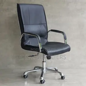 Swivel Office Leather Task Chair.