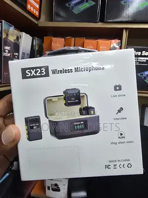 Sx-23 Dual Wireless Microphone for iPhone Android