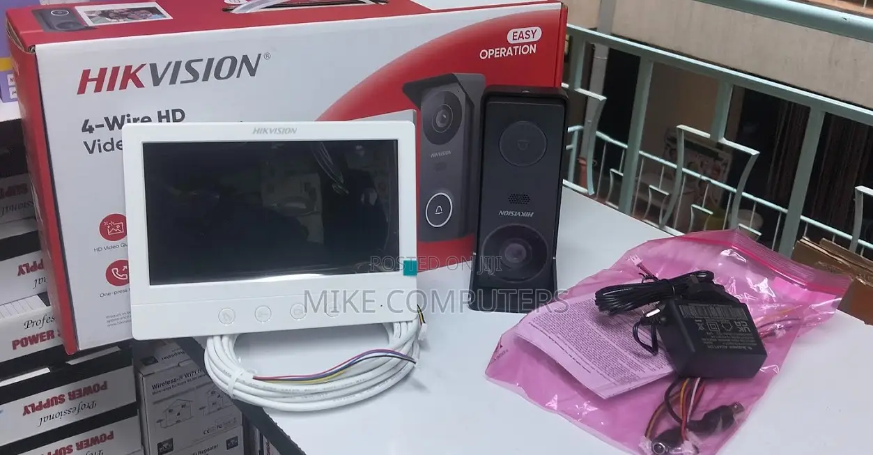 Hikvision Touch Screen Video Door Phone Security Solution