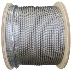 12mm, Wire Rope 100m Roll, Flexible Galvanized Heavy Duty Steel Cable