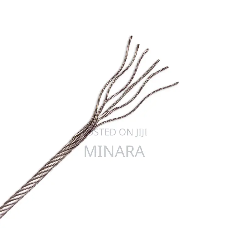 12mm, Wire Rope 100m Roll, Flexible Galvanized Heavy Duty Steel Cable