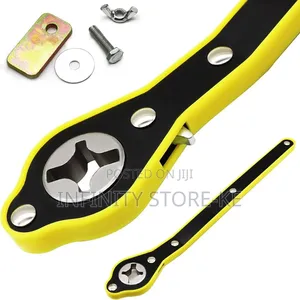Universal Car Jack Ratchet Wrench – Heavy Duty Labor Saving Tire Tool