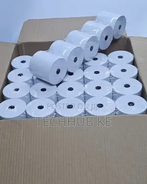 Pack of 50 Rolls Thermal Paper Roll 79mm X 80 Mm Paper Rolls