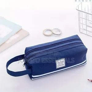 Multi-Compartment Pencil Case Large Aesthetic Organizer Pouch