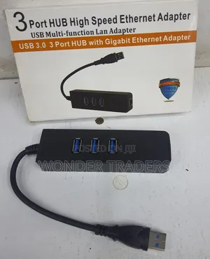Usb Hub 3.0 With Gigabit Ethernet Adapter