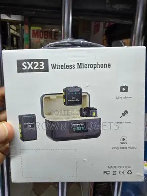 Sx23 Dual Wireless Microphone for iPhone Android Recording