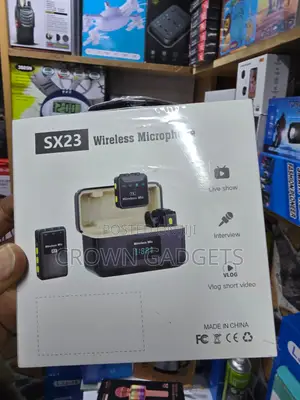 Sx23 Wireless Lavalier Mic With Digital Charging Case