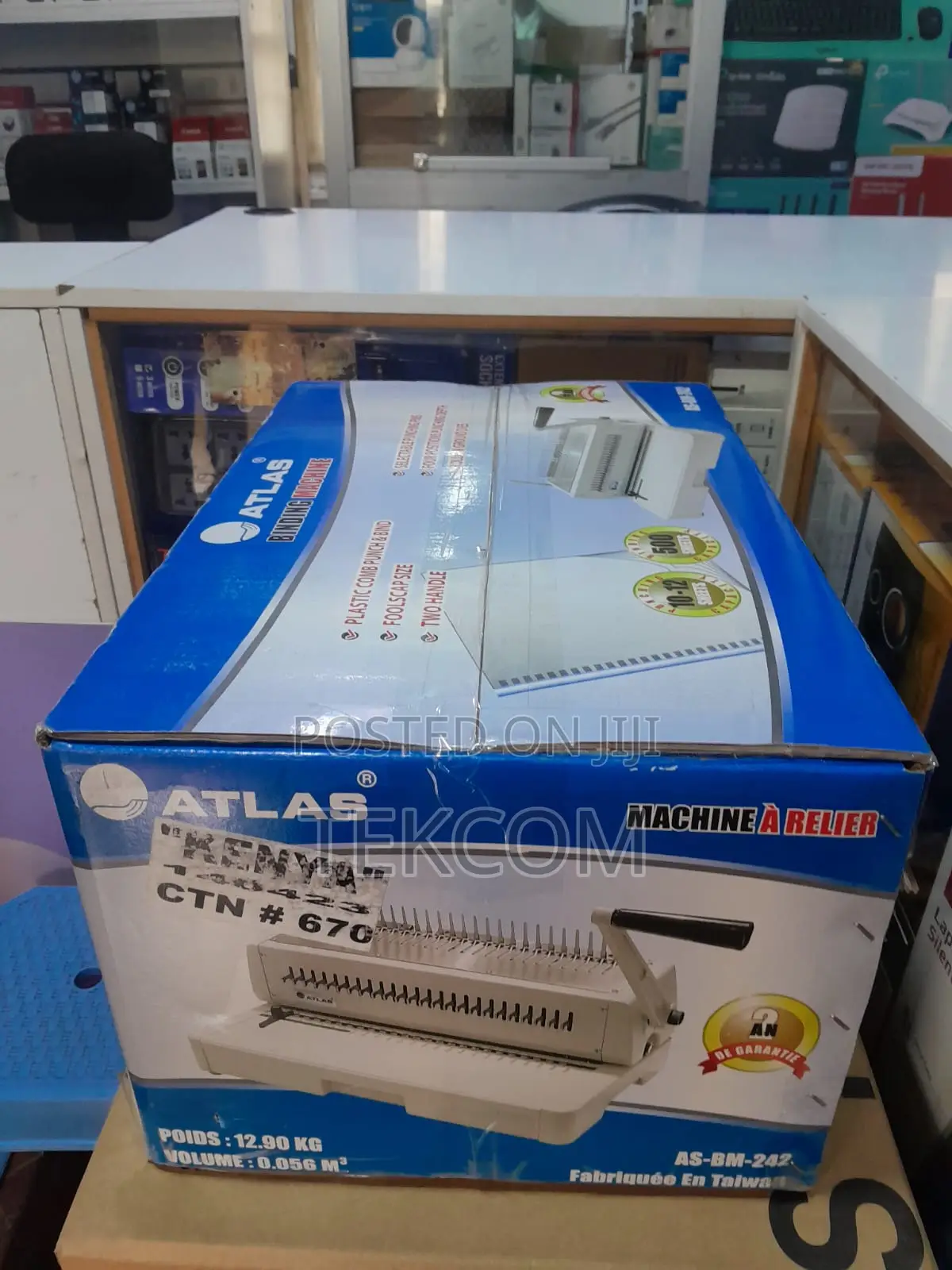 Atlas Plastic Binding Machine