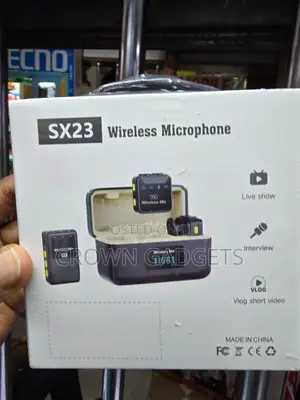 Sx23 Wireless Recording Mic With 9h Battery and Display