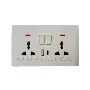 13amps Double Socket With Usb and Type C