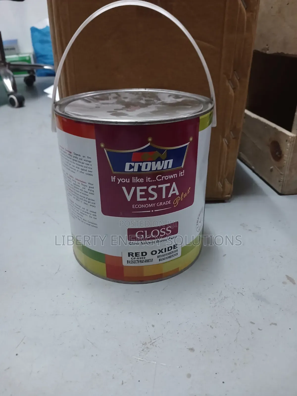 Economy Vesta Gloss Red Oxide 4l