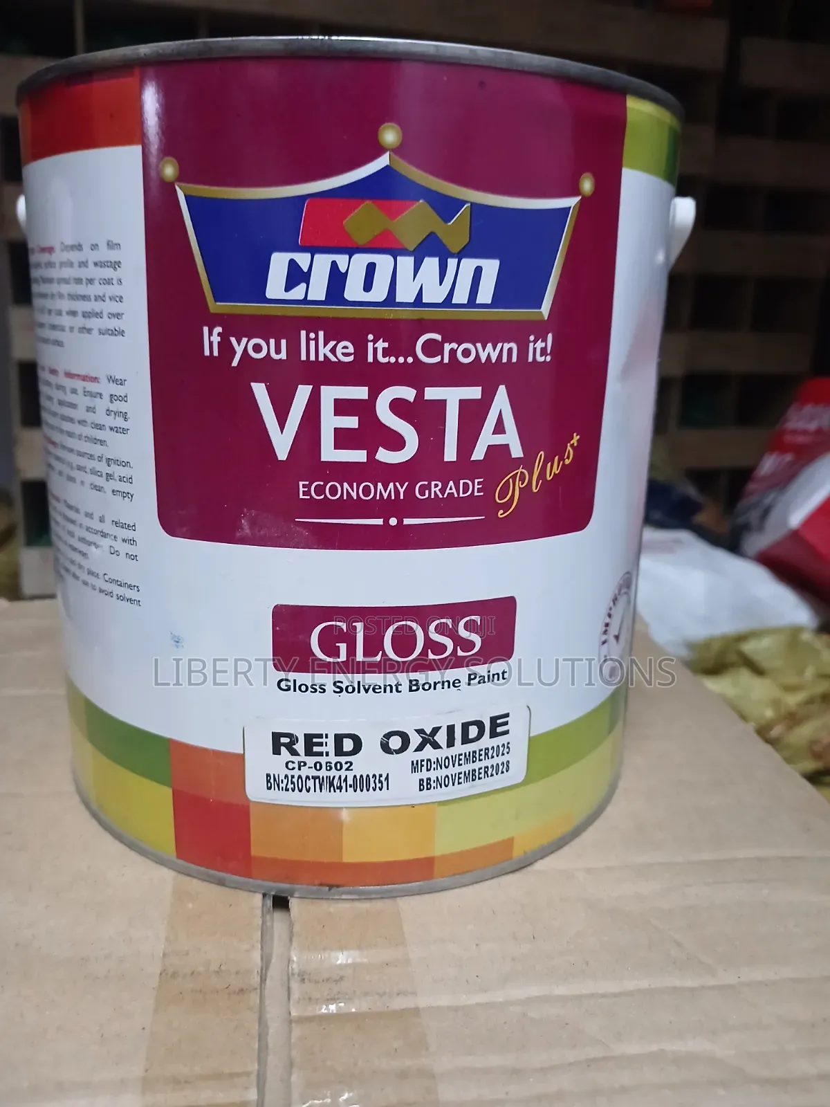 Economy Vesta Gloss Red Oxide 4l
