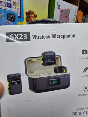 Sx23 Wireless Lavalier Microphone Kit for Vlogging and Streaming