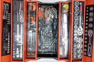 85pcs Professional Tool Set With Carry Case – Home Garage Repair Kit