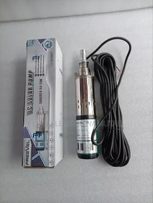 Freevel 250w Solar Submersible Water Pump 24v Dc 50m Head,1.5m3/H Flow