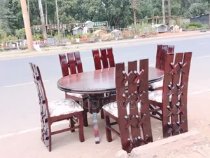 Royal Heritage 6- Seater Oval Wooden Dining Set