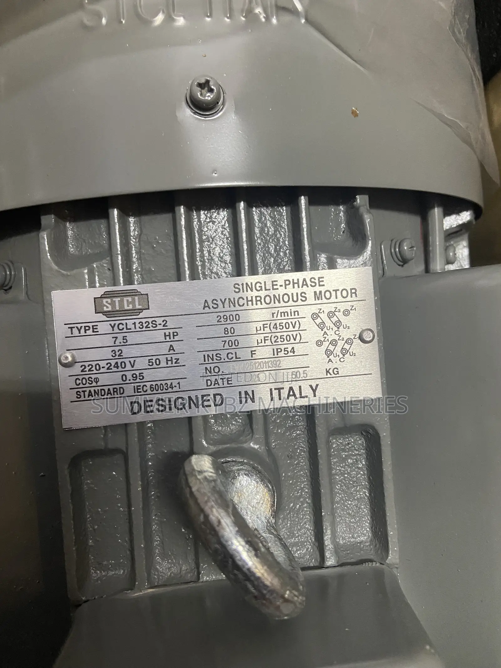 STCL Single-Phase Asynchronous Motor 7.5 Hp