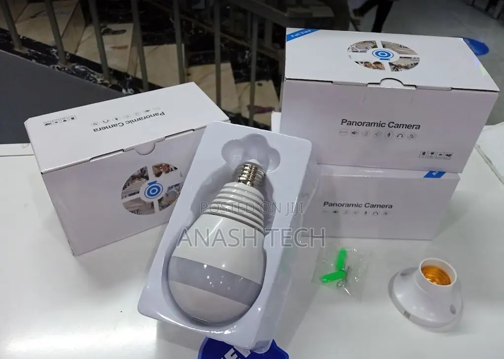 360° Panoramic Security Camera With E27 Bulb Base