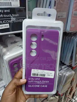 Purple Matte Silicone Case for the Tecno Camon 40 Pro.
