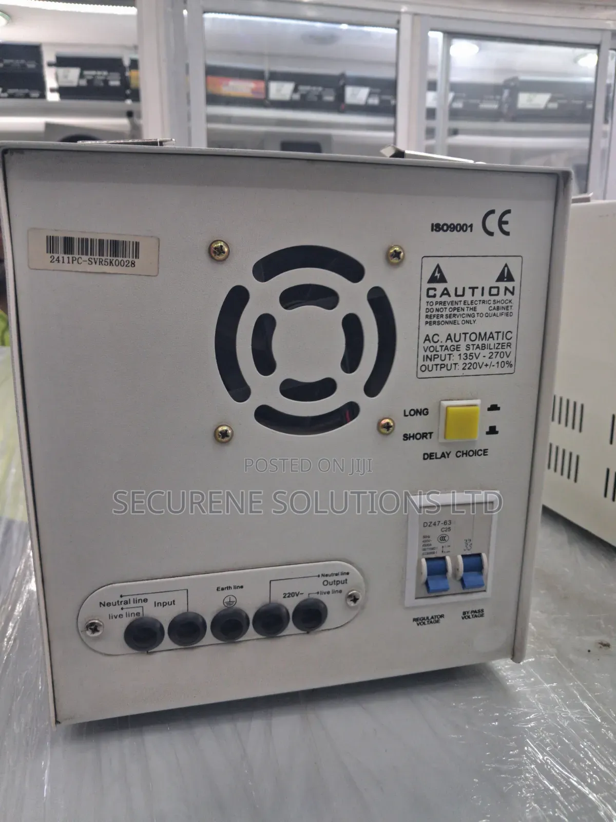 Automatic Voltage Stabilizer Drom Power 5kva Single Phase Servo Motor